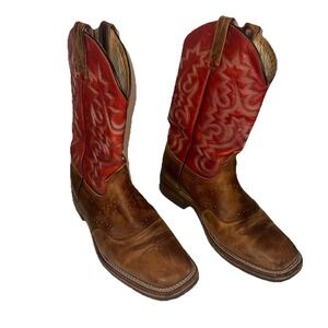 Men's Cowboy Milwaukee Leather‎ Boots Dan Post Size 9D